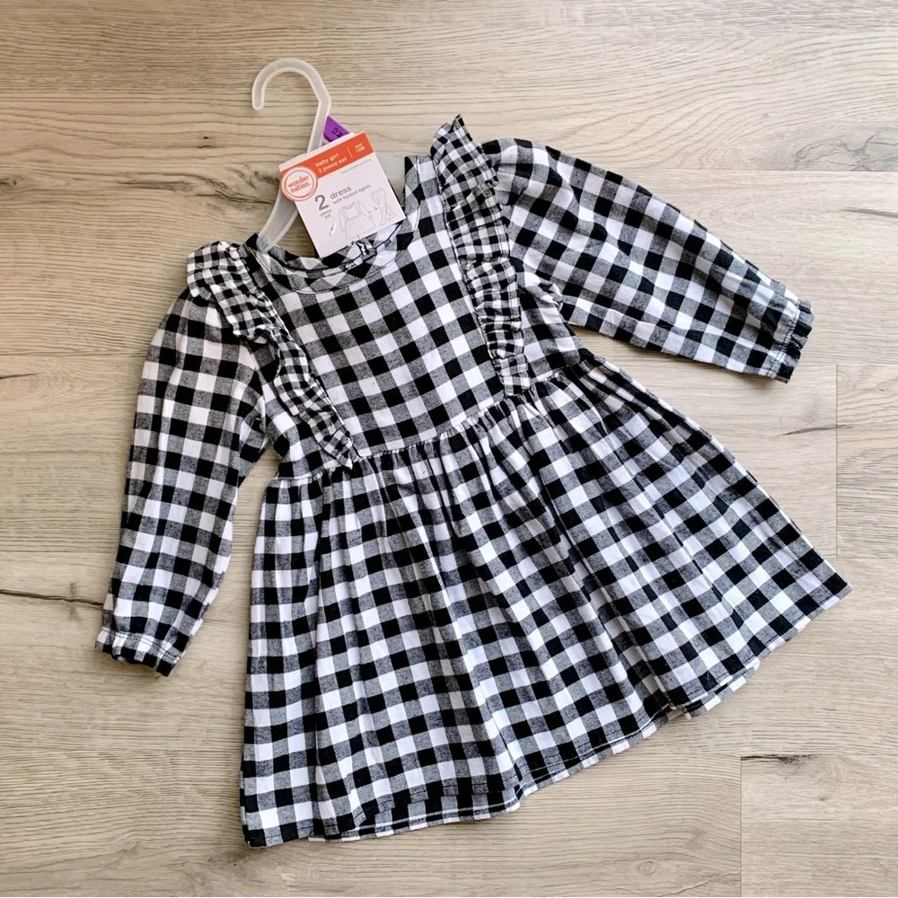 4/$25 | NWT | Buffalo Check Gingham Dress | Multiple Sizes | Wonder Nation - Picture 3 of 6